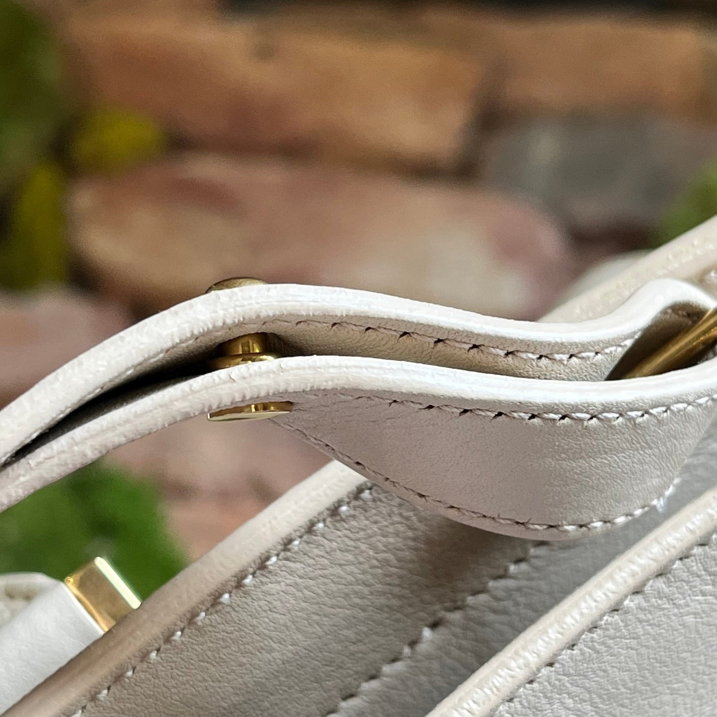 SAINT LAURENT Classic Y Cabas Small Calfskin Satchel Bag