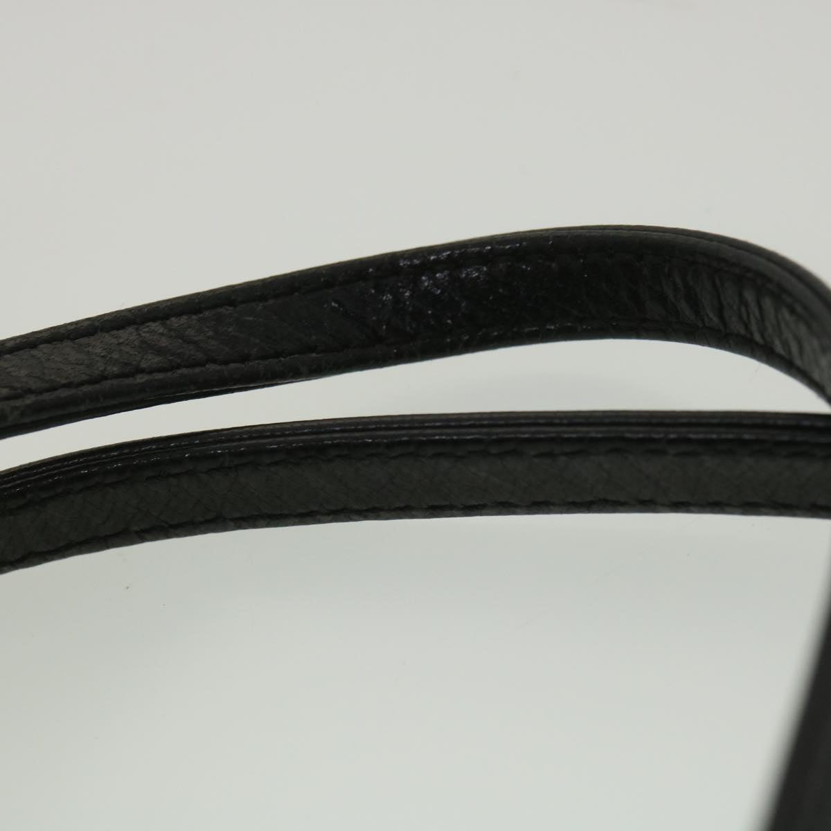 FENDI Mamma Baguette Shoulder Bag Nylon Black 38530