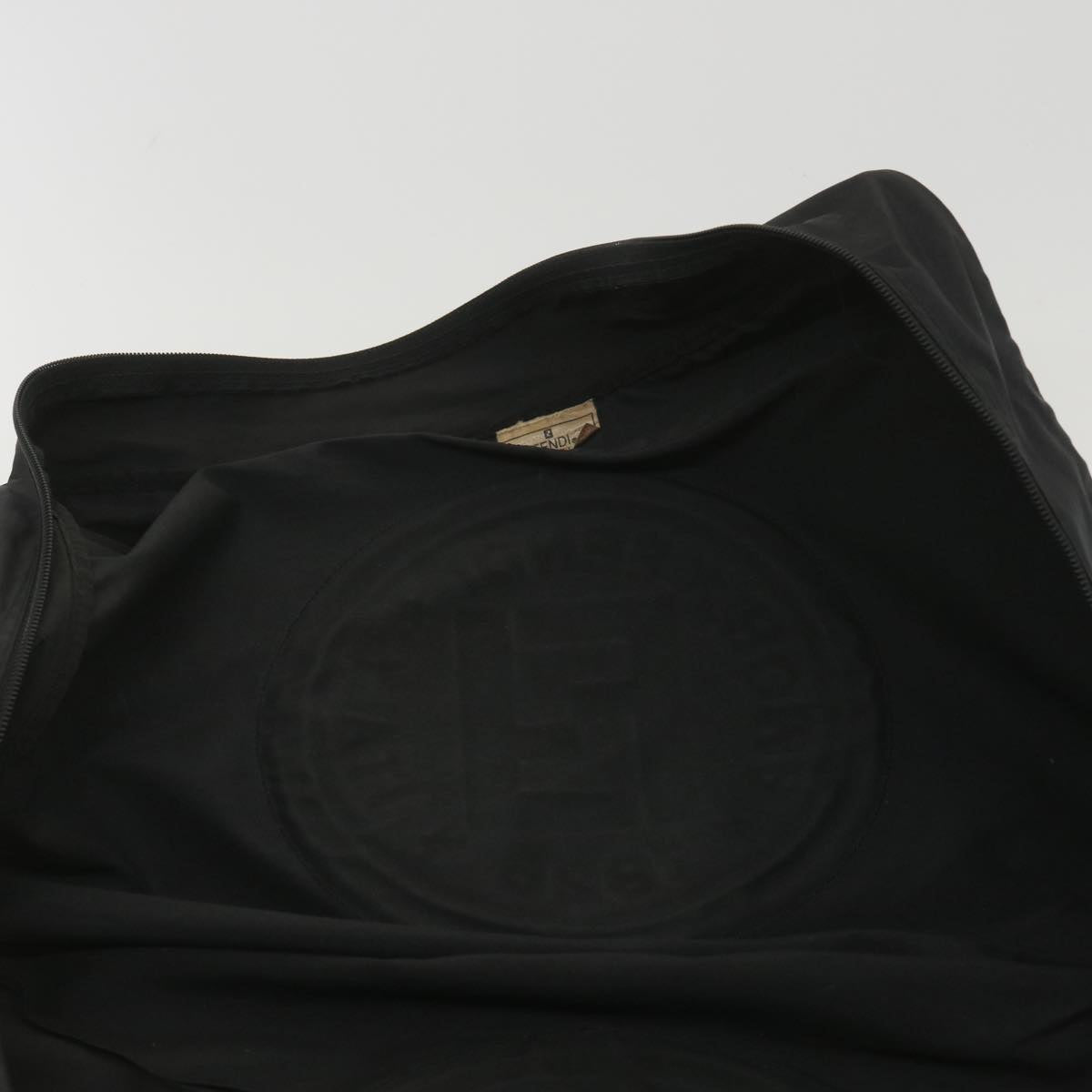 FENDI Shoulder Bag Nylon Black 38669