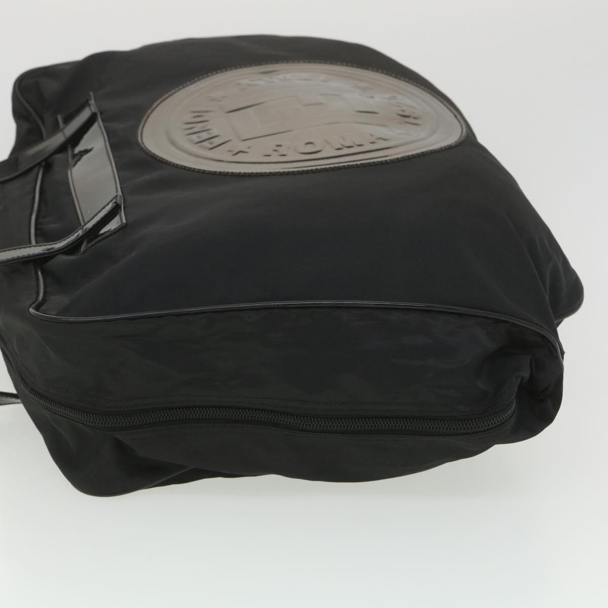 FENDI Shoulder Bag Nylon Black 38669