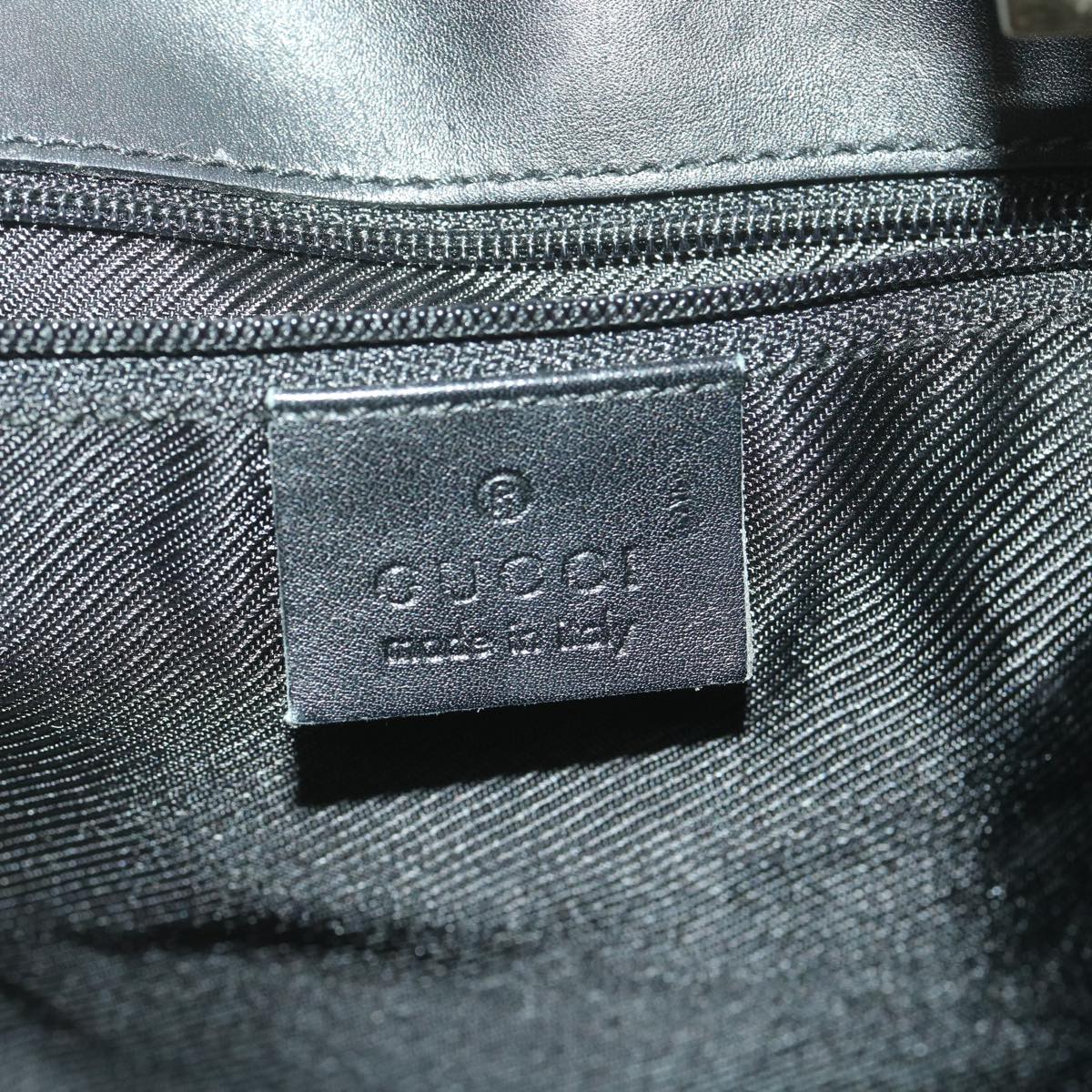 GUCCI GG Canvas Shoulder Bag Black 002.1098 1705 38671