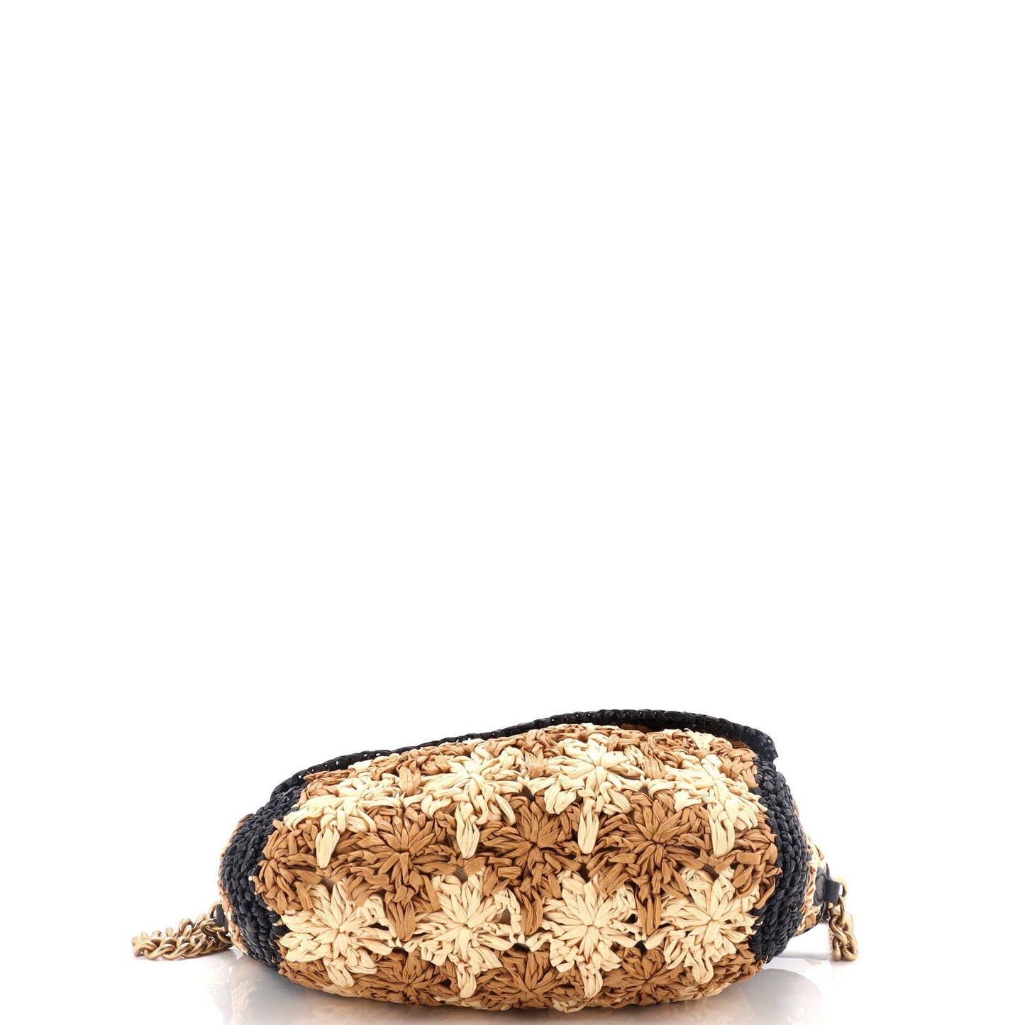 GG Marmont Flap Bag Raffia Small