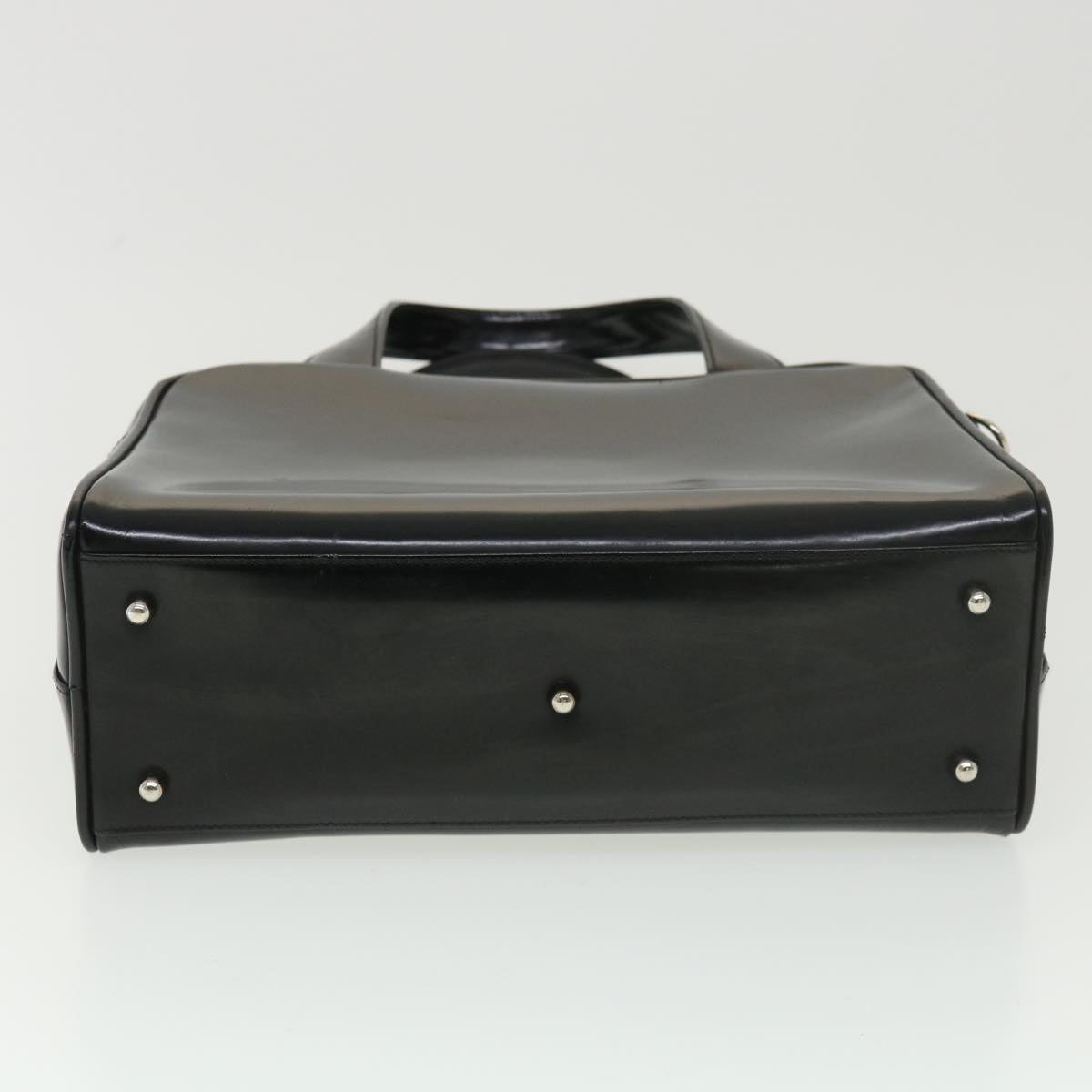 GUCCI Hand Bag Patent leather Black 00012740505 39143