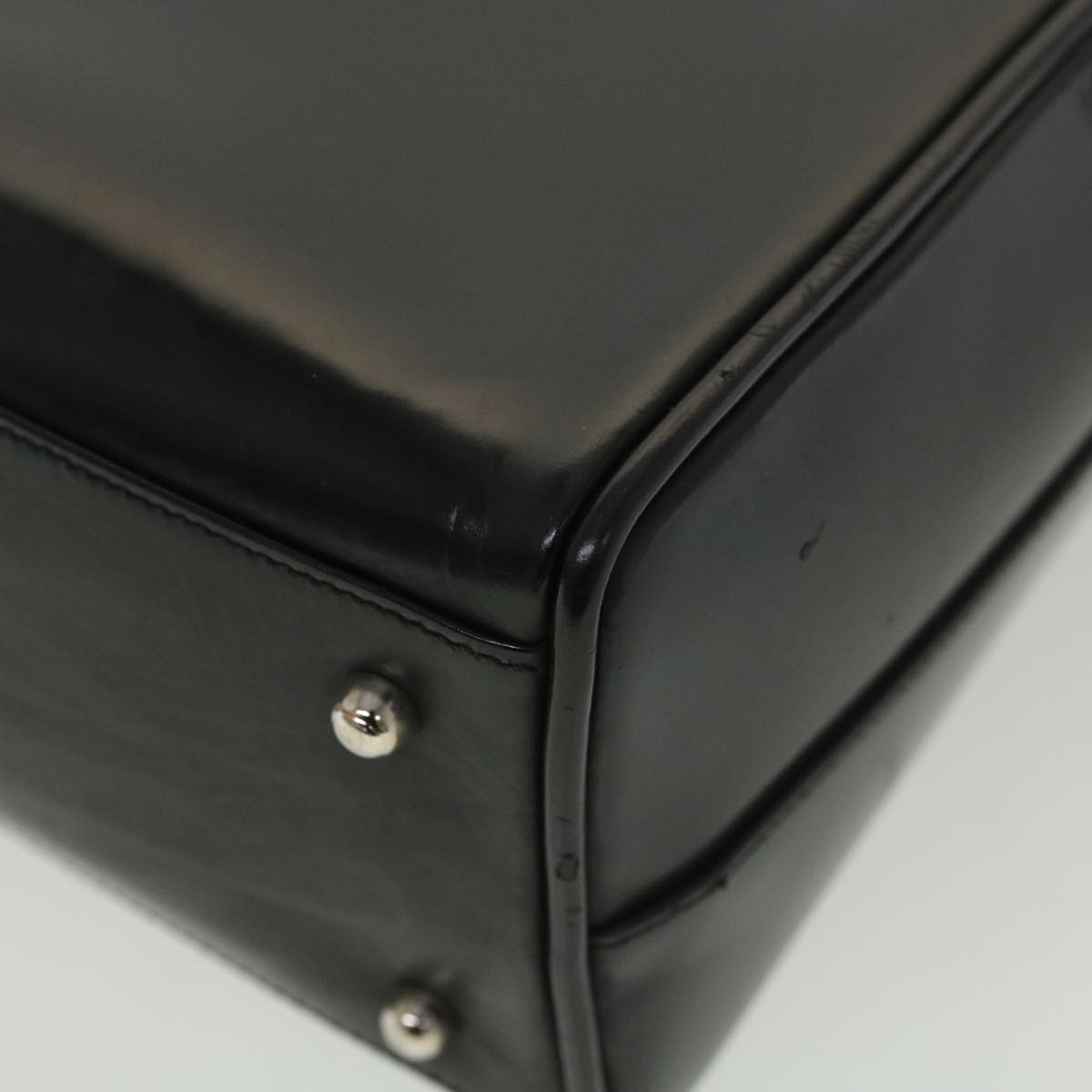 GUCCI Hand Bag Patent leather Black 00012740505 39143