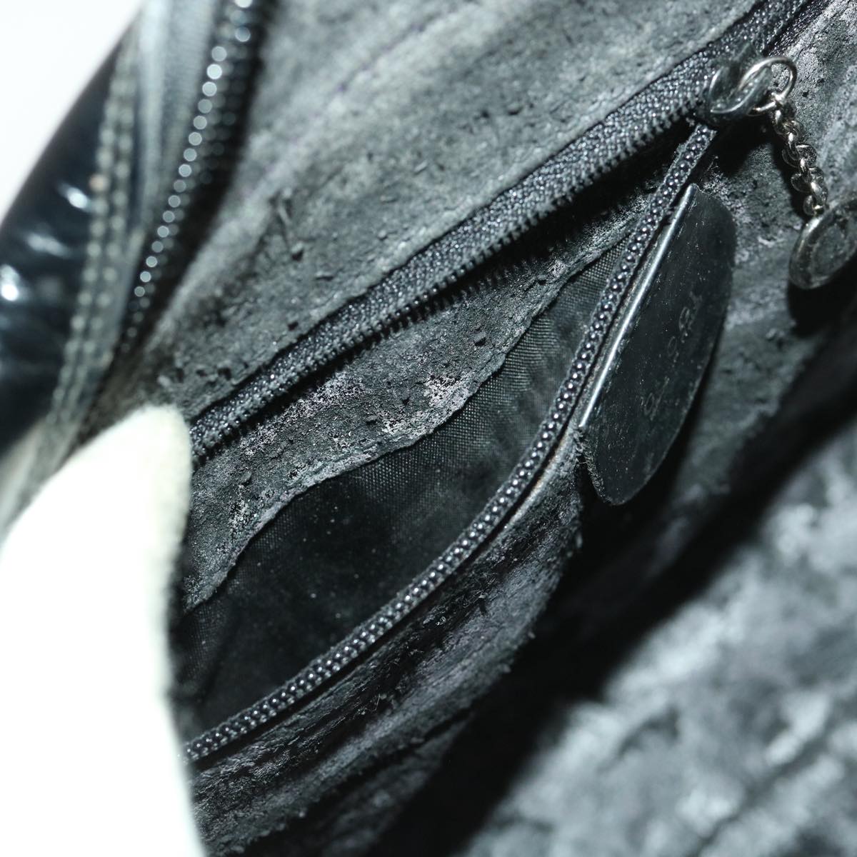 GUCCI Hand Bag Patent leather Black 00012740505 39143