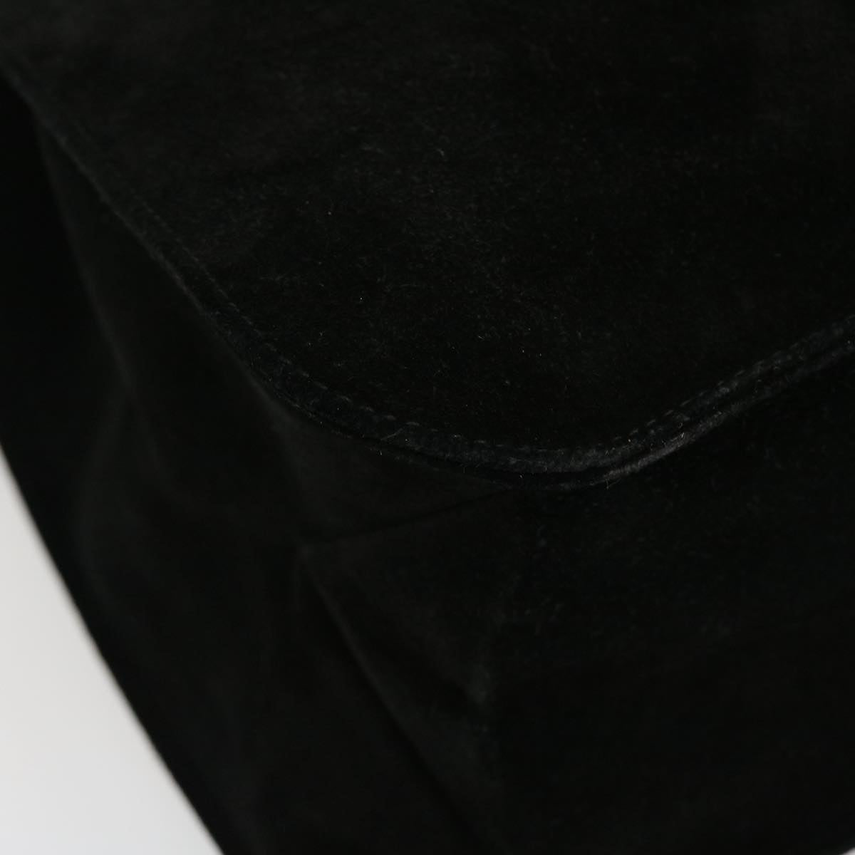 GUCCI Shoulder Bag Suede Black 002113 39171