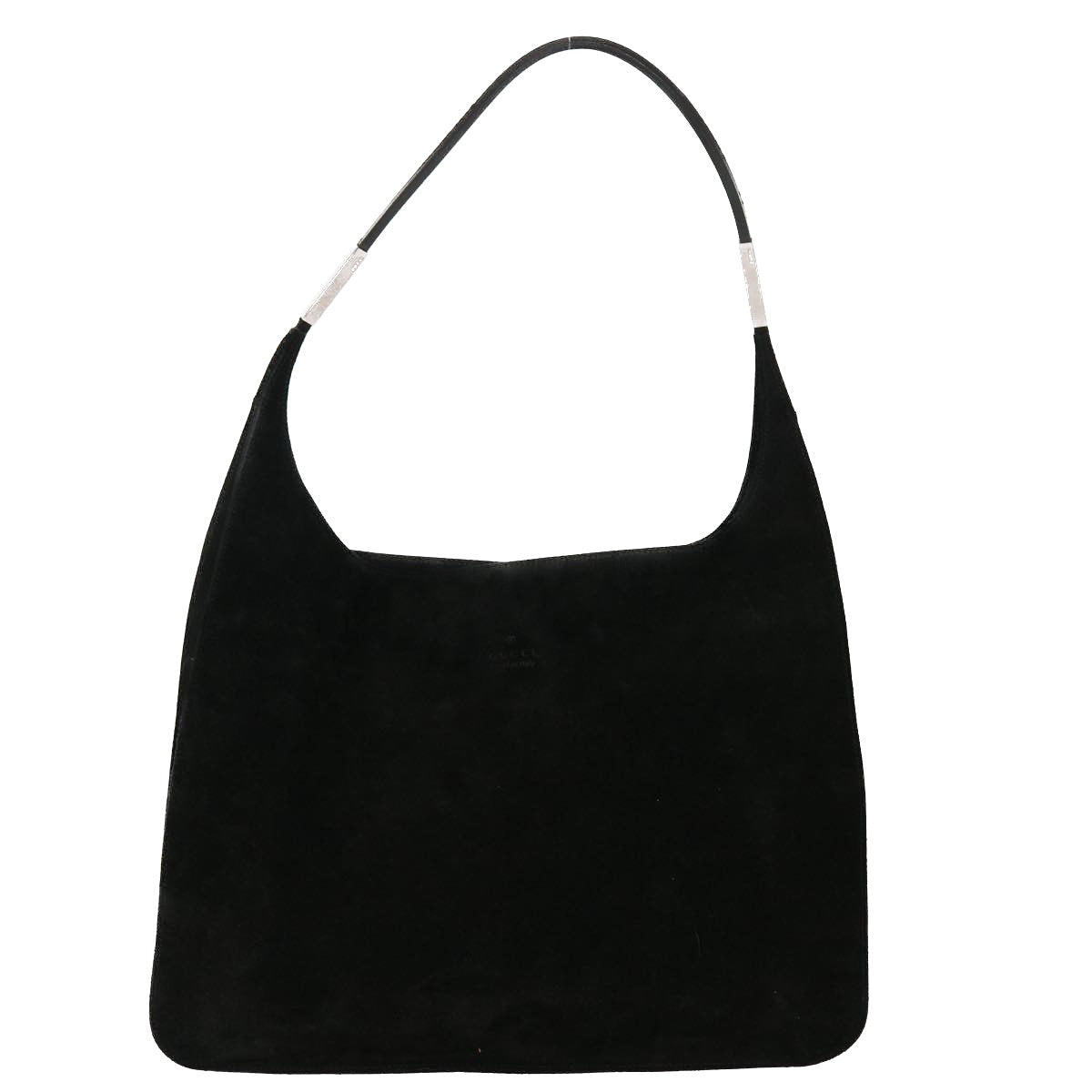 GUCCI Shoulder Bag Suede Black 002113 39171
