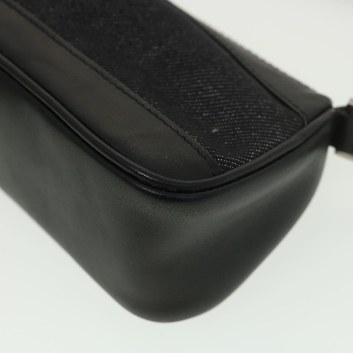 GUCCI Web Sherry Line Accessory Pouch Canvas Black Green Red 92820 39216