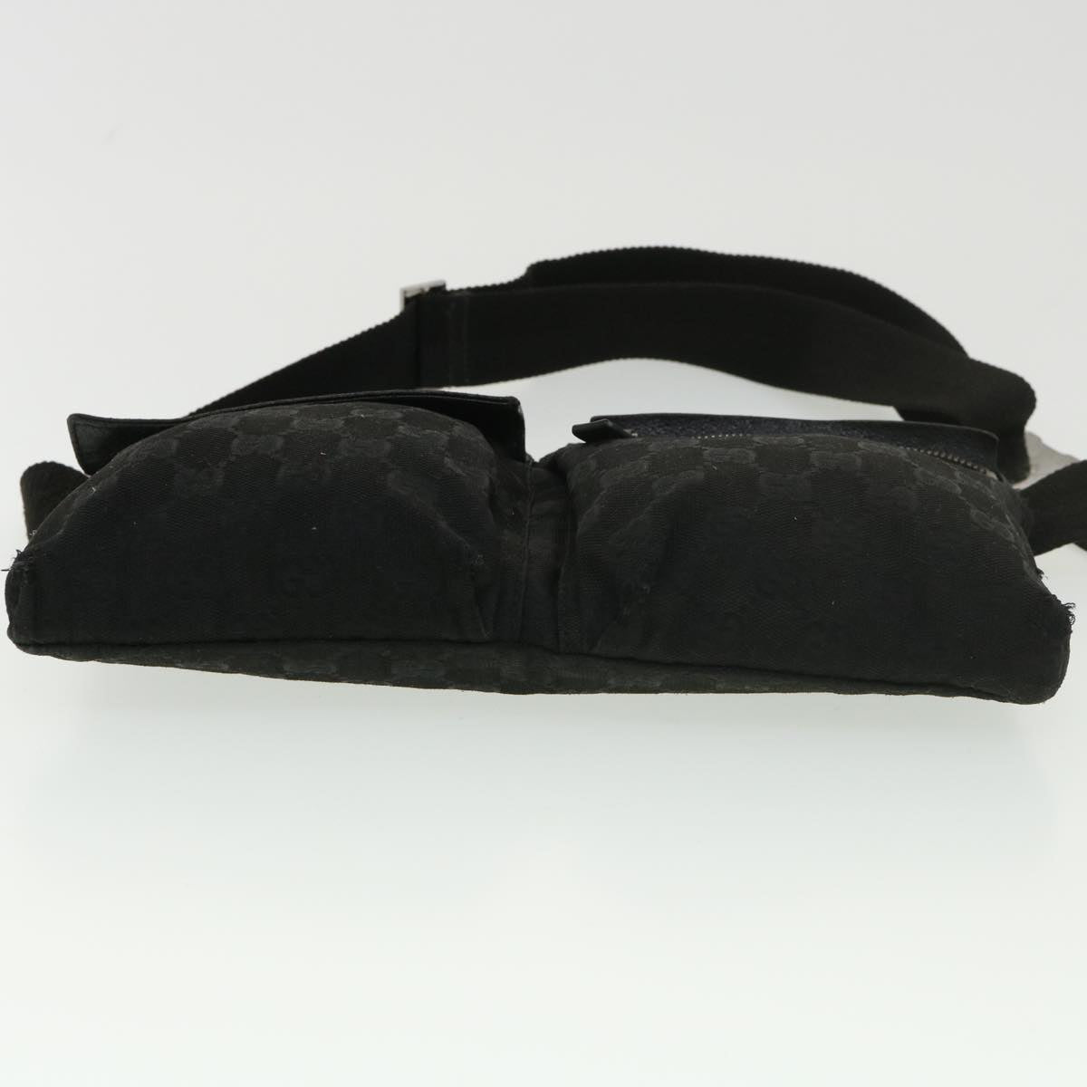 GUCCI GG Canvas Waist bag Black 28566 39289