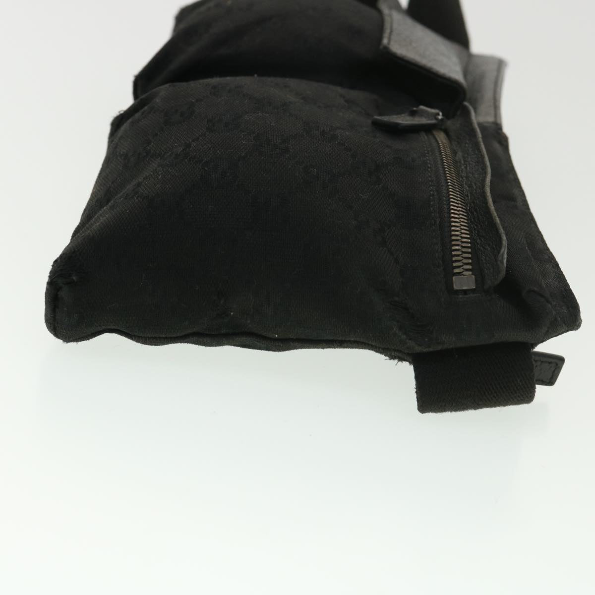 GUCCI GG Canvas Waist bag Black 28566 39289