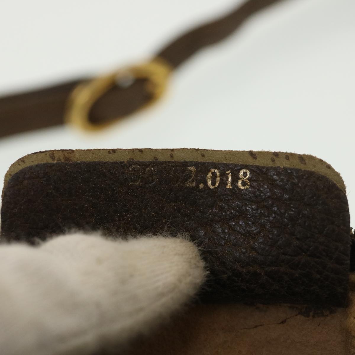 GUCCI GG Canvas Web Sherry Line Shoulder Bag Beige Red 39 02 018 39297
