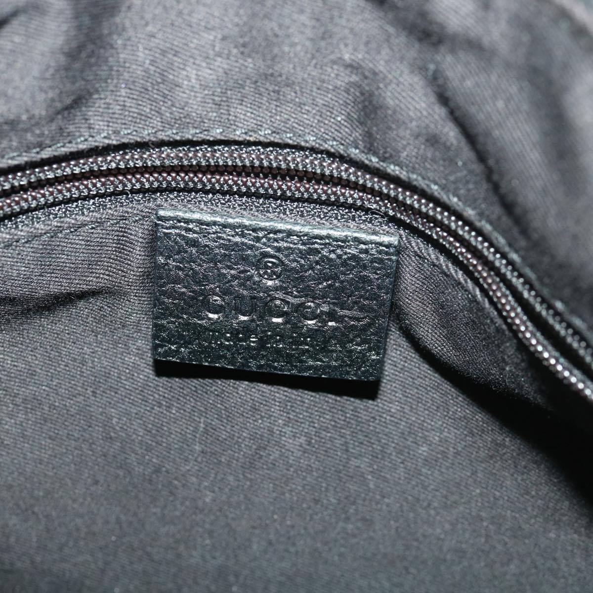 GUCCI GG Canvas Shoulder Bag Black 113023 39359