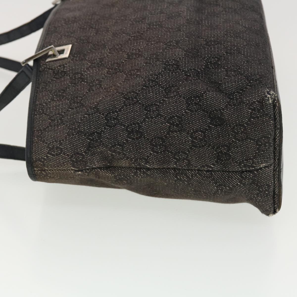 GUCCI GG Canvas Shoulder Bag Navy 39397