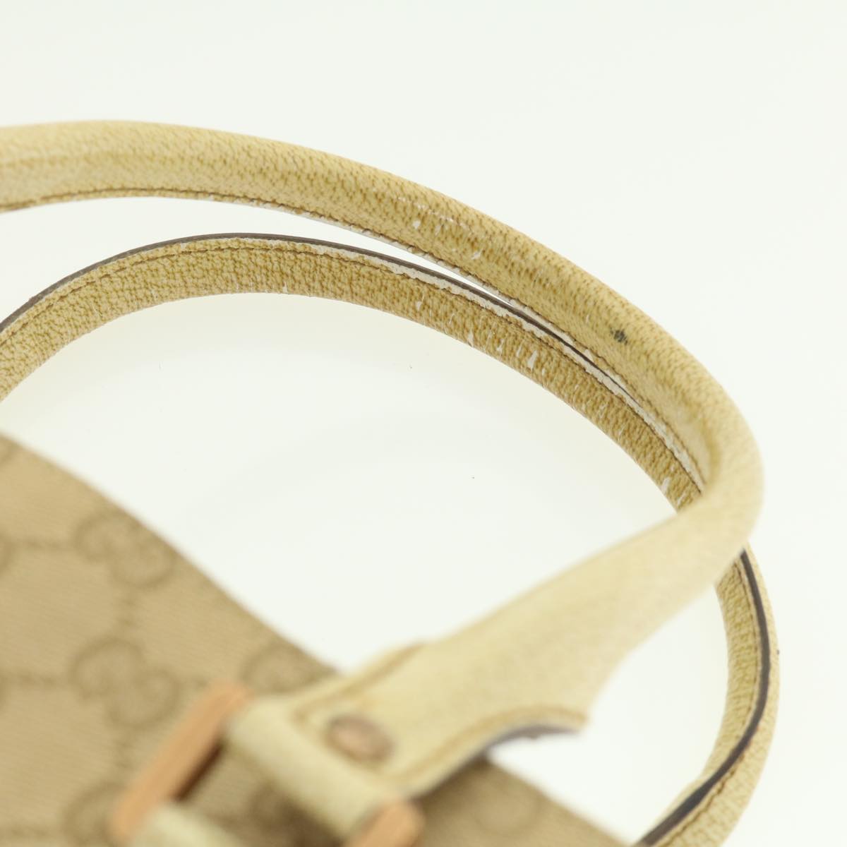 GUCCI GG Canvas Hand Bag Beige 124260 39453
