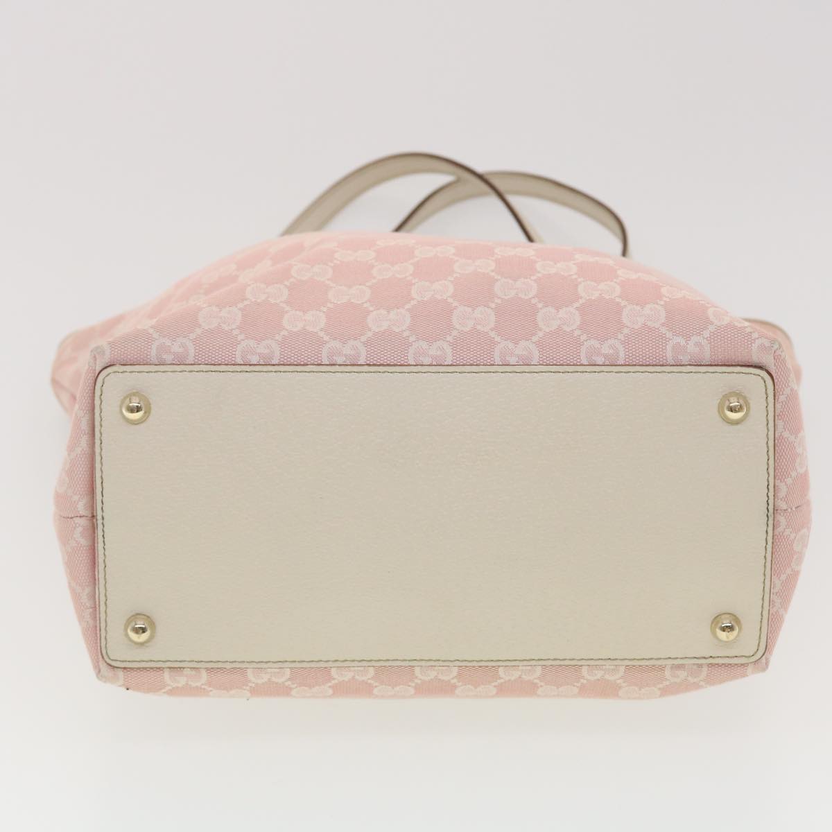 GUCCI GG Canvas Shoulder Bag Pink 120836 39455
