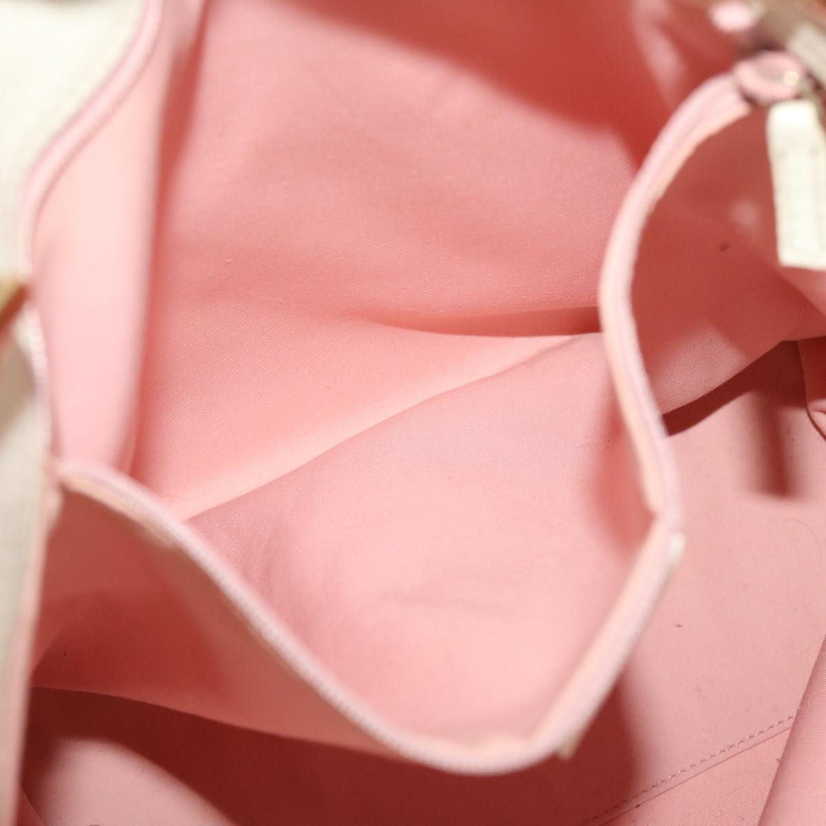 GUCCI GG Canvas Shoulder Bag Pink 120836 39455