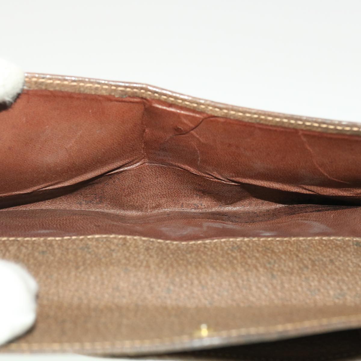 GUCCI GG Canvas Web Sherry Line Long Wallet Beige Red Green 39469