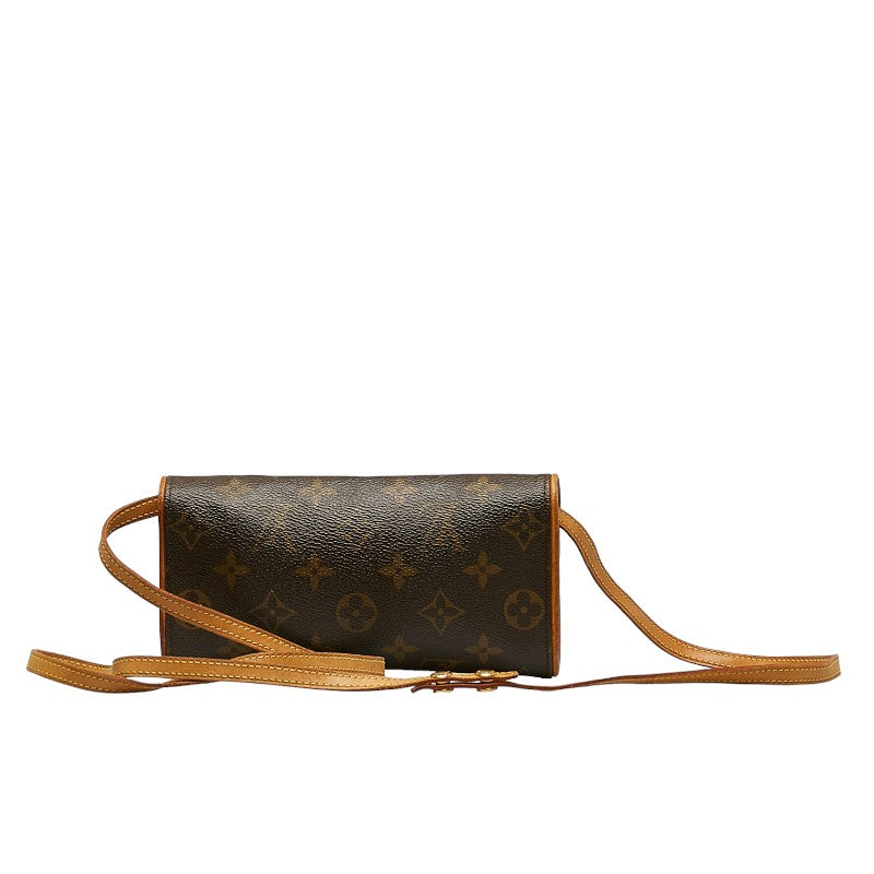 Louis Vuitton Monogram M51854 Shoulder Bag PVC/Leather Brown