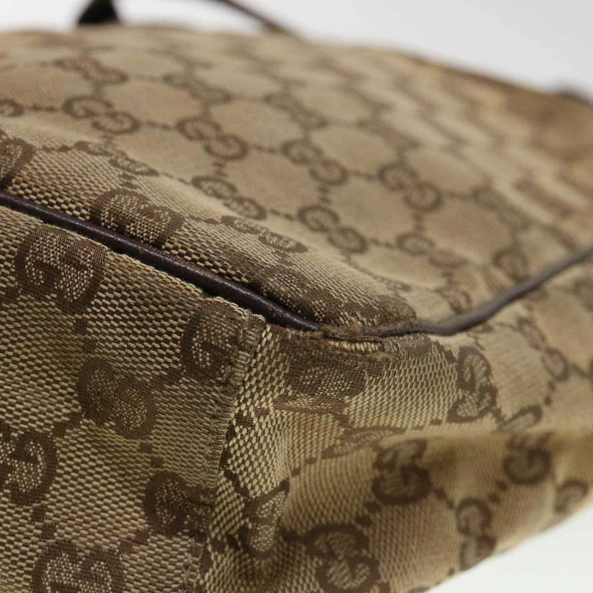 GUCCI GG Canvas Shoulder Bag Beige 0316 002058 39712