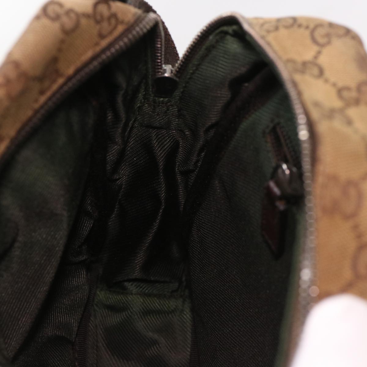 GUCCI GG Canvas Shoulder Bag Beige 0316 002058 39712