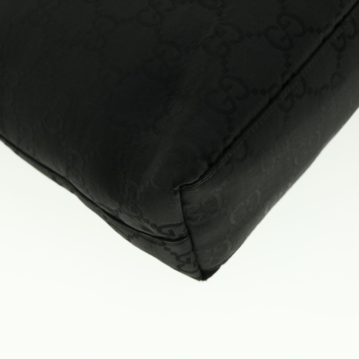 GUCCI GG Canvas Shoulder Bag Black 39778