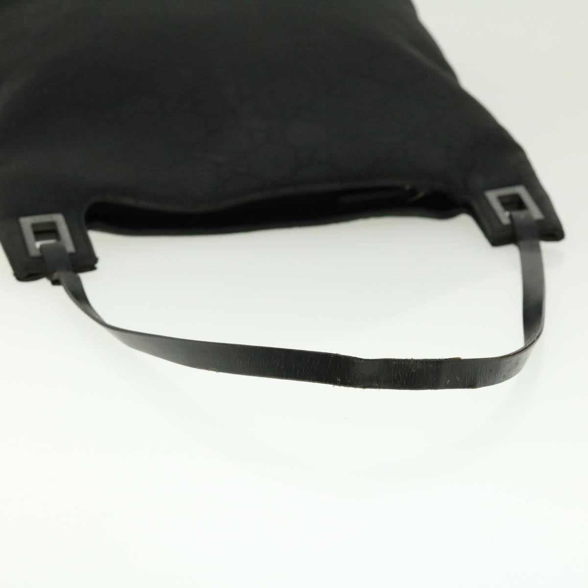 GUCCI GG Canvas Shoulder Bag Black 39778