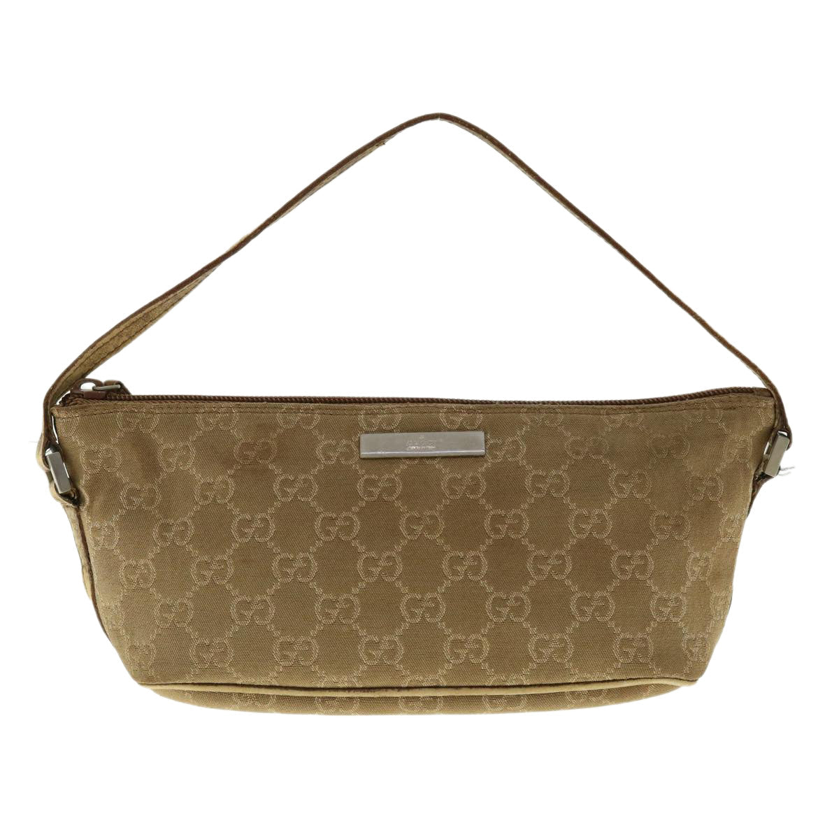 GUCCI GG Canvas Accessory Pouch Beige 0391103 39782
