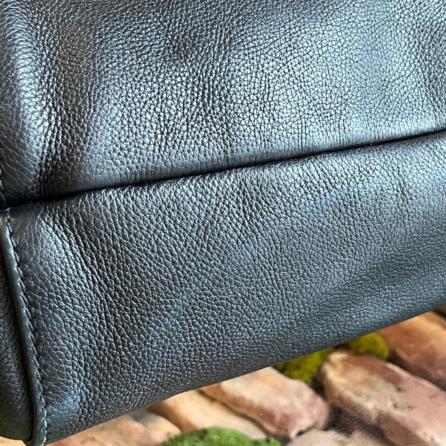 GUCCI Hasler Techno Horsebit Leather Hobo Bag