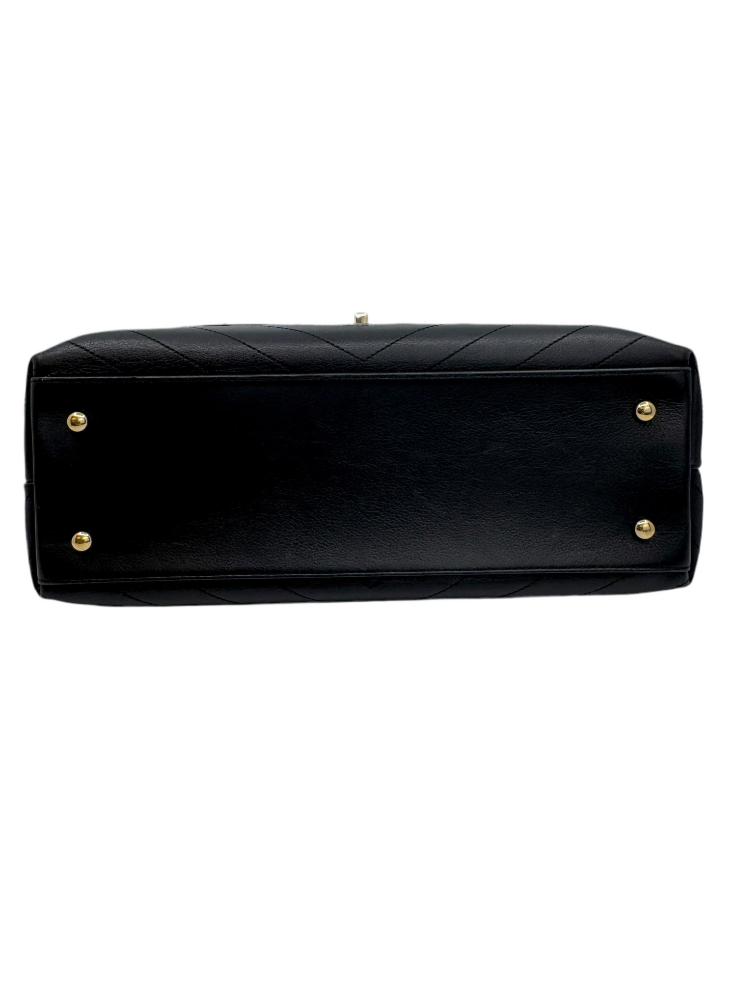 Chanel Chevron Top Handle Bag