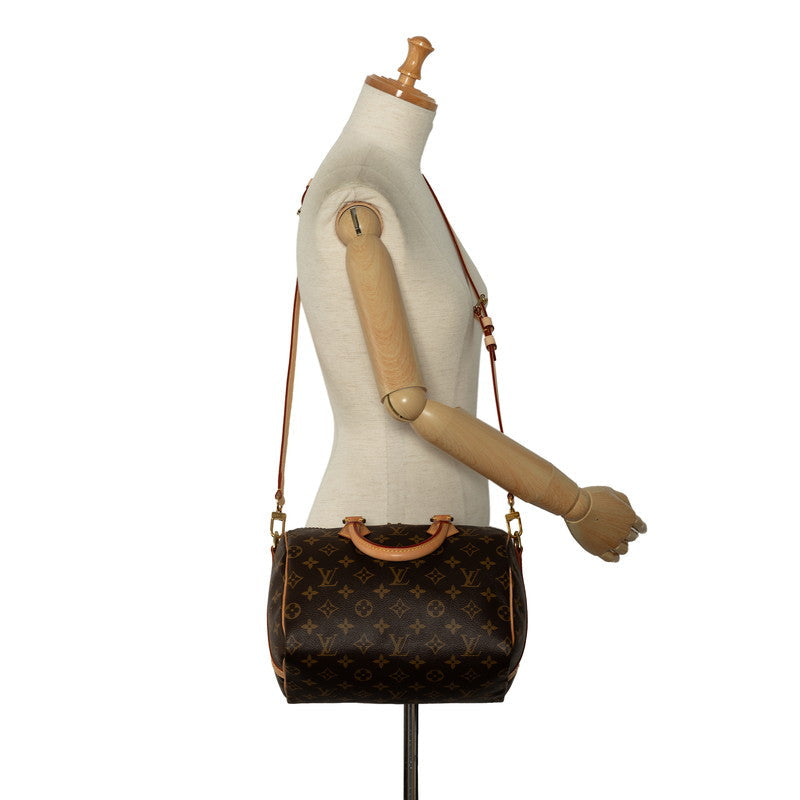 Louis Vuitton Monogram M41113 Handbag PVC/Leather Brown