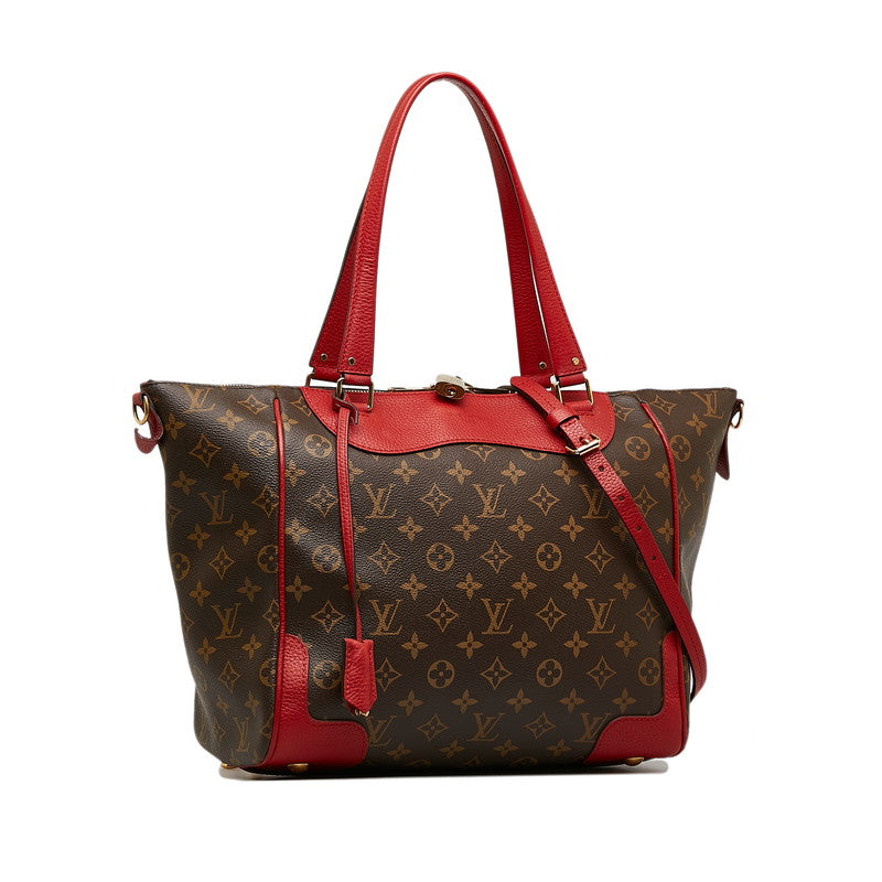 Louis Vuitton Monogram Estrayer MM Tortoise Bag 2WAY M51193 Coquimbo Red Brown PVC Leather Ladies Louis Vuitton