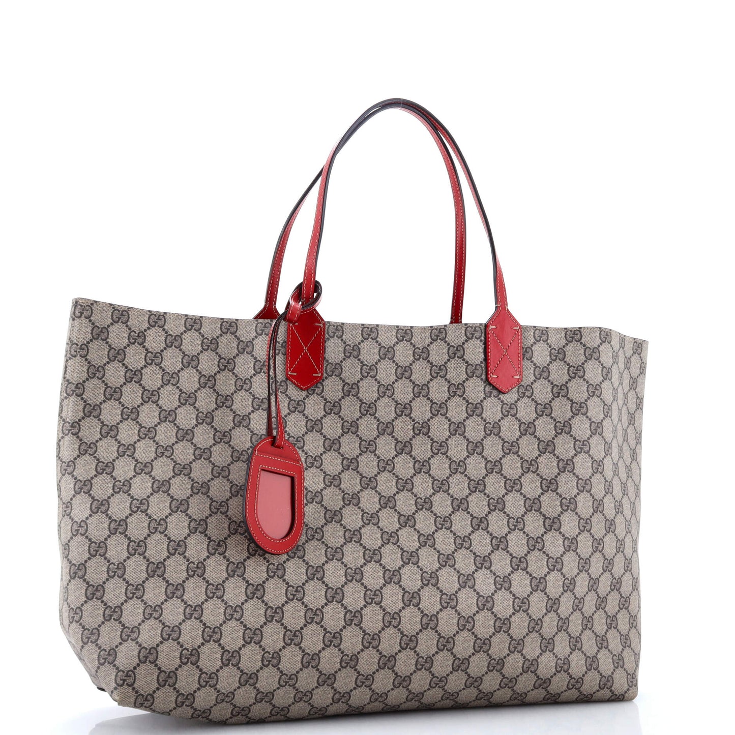 Reversible Tote GG Print Leather Large