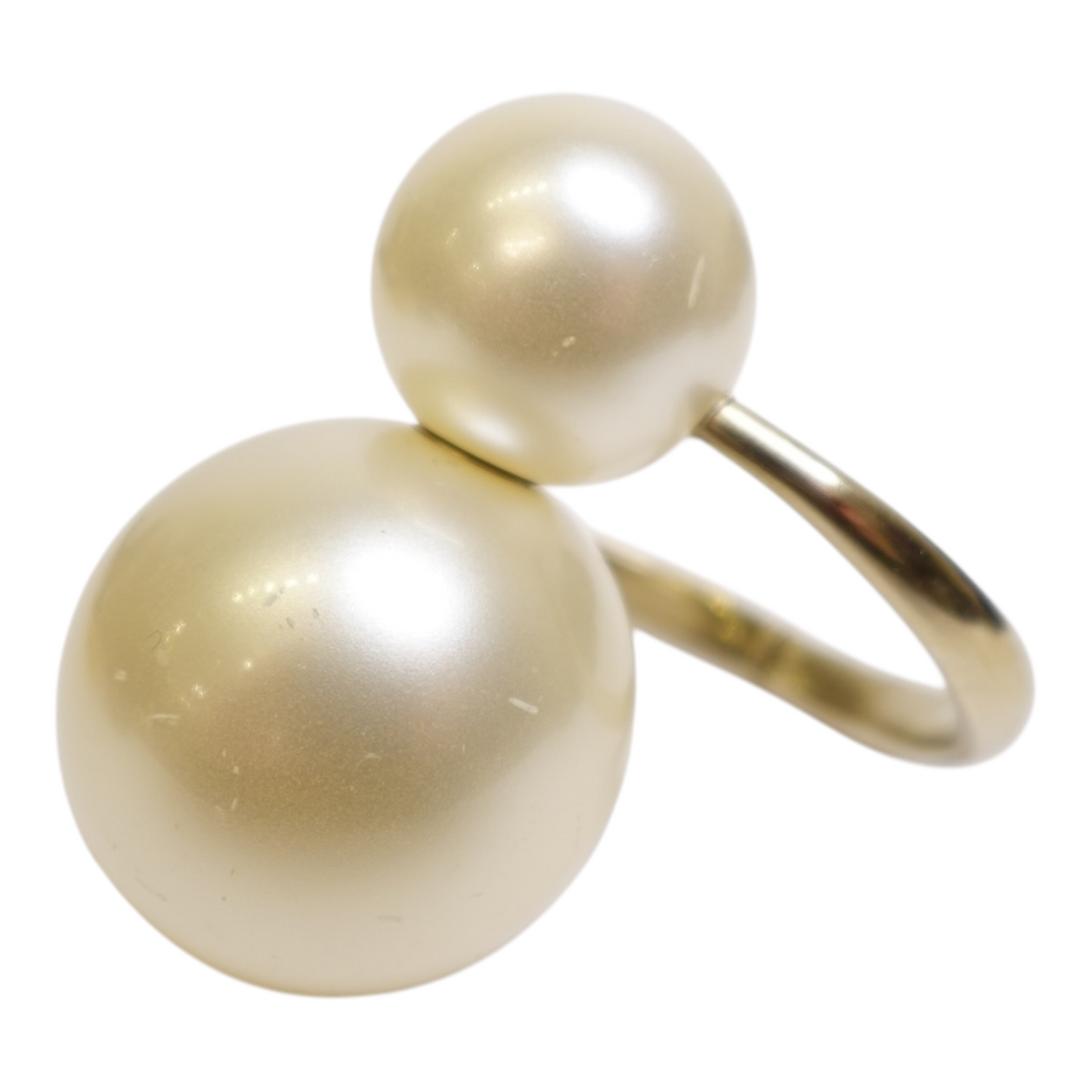 Chanel Double Pearl Cuff Bracelet