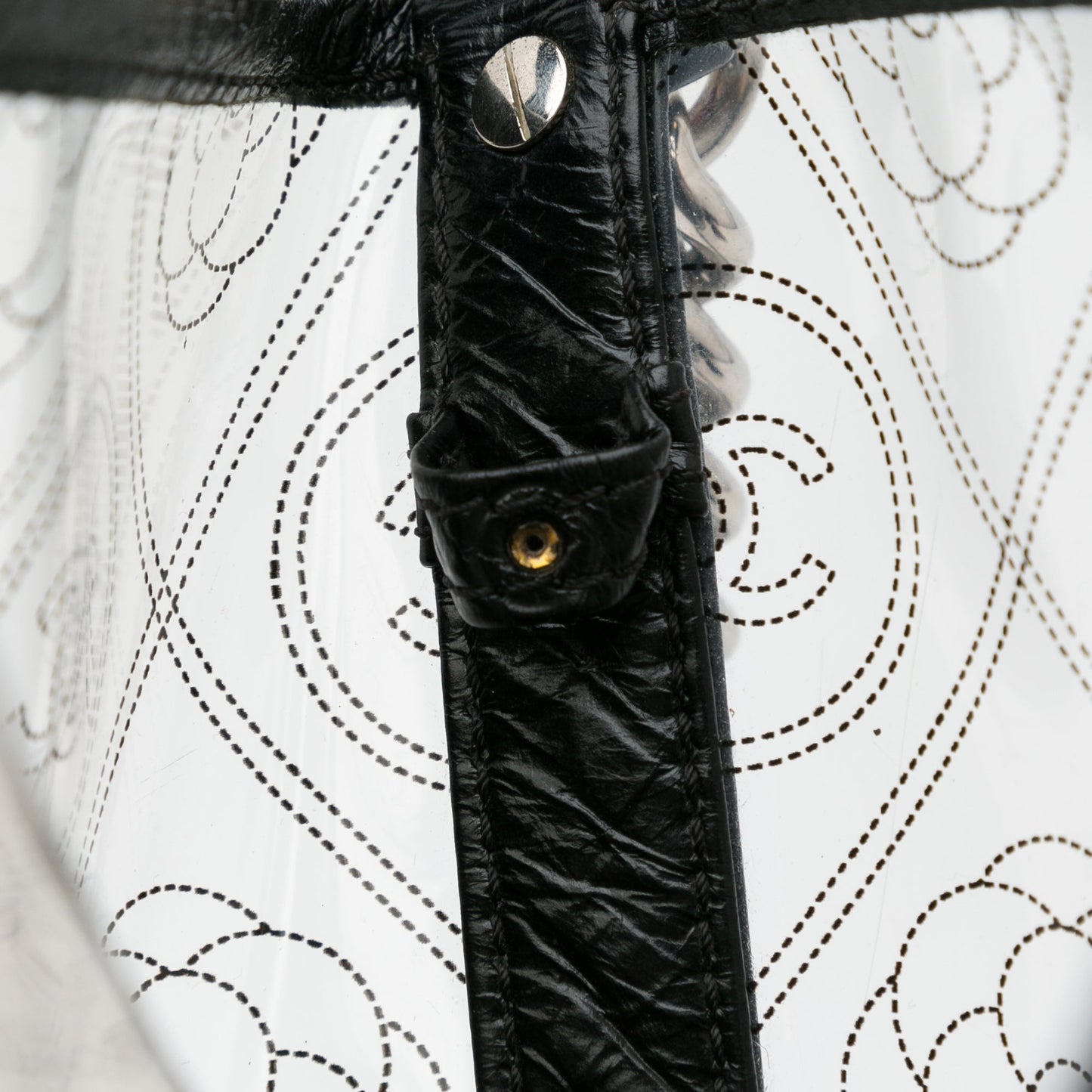 Chanel Camellia Pvc Bucket Bag