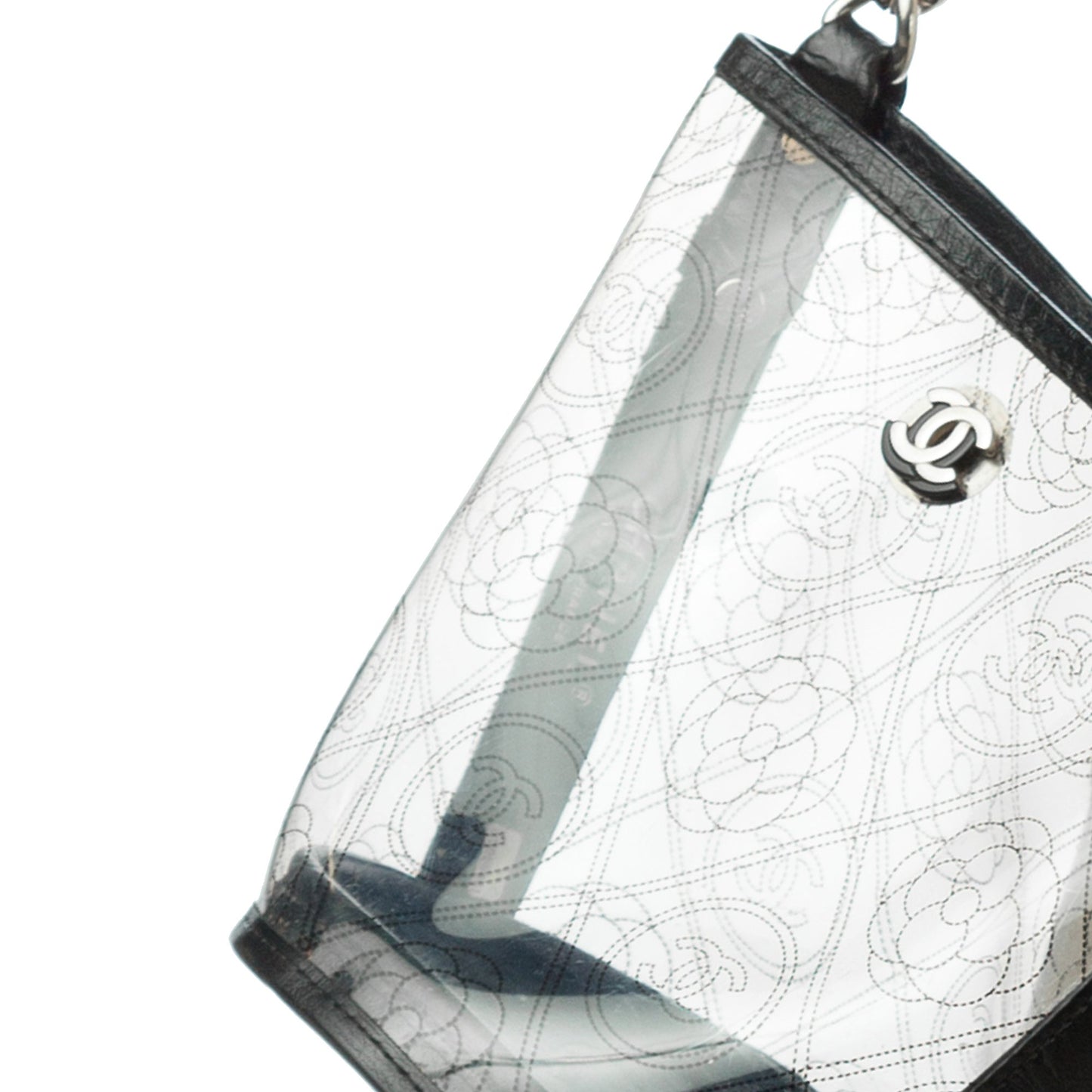 Chanel Camellia Pvc Bucket Bag