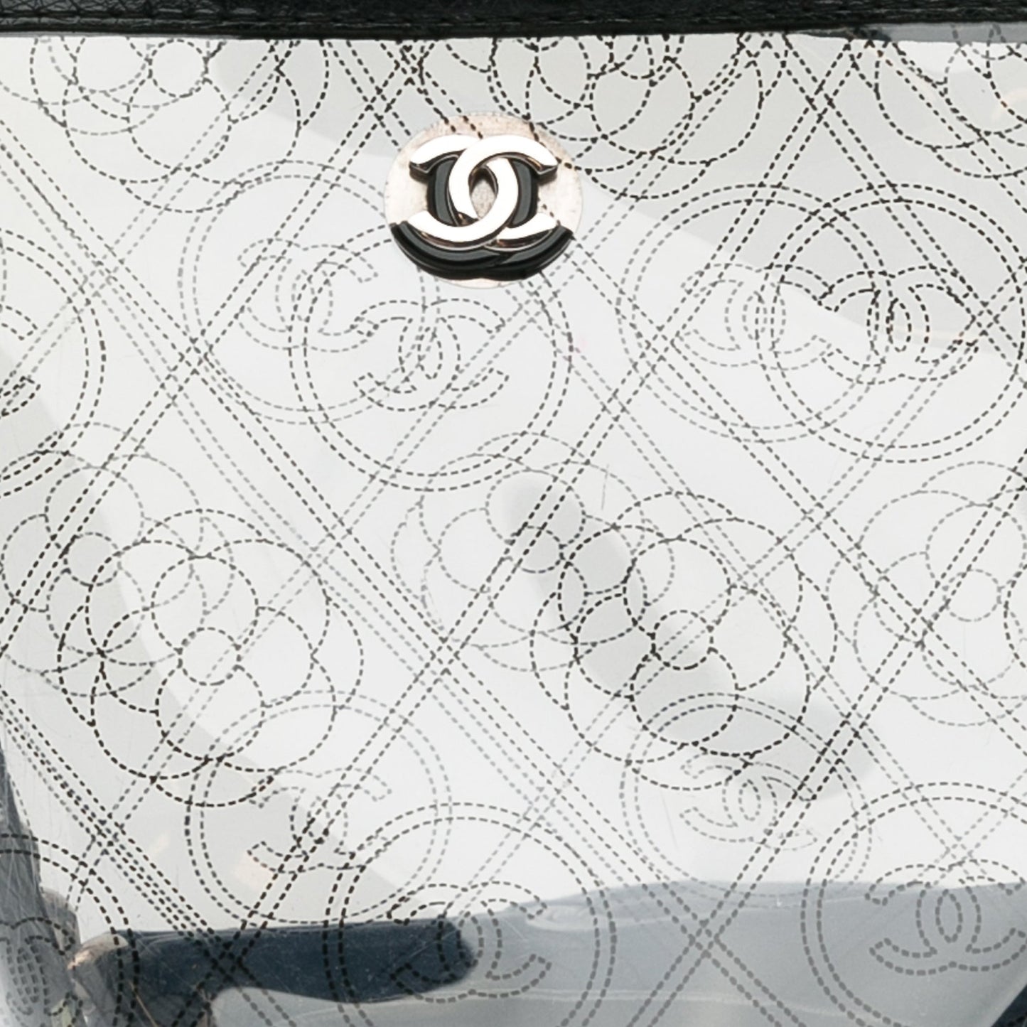 Chanel Camellia Pvc Bucket Bag