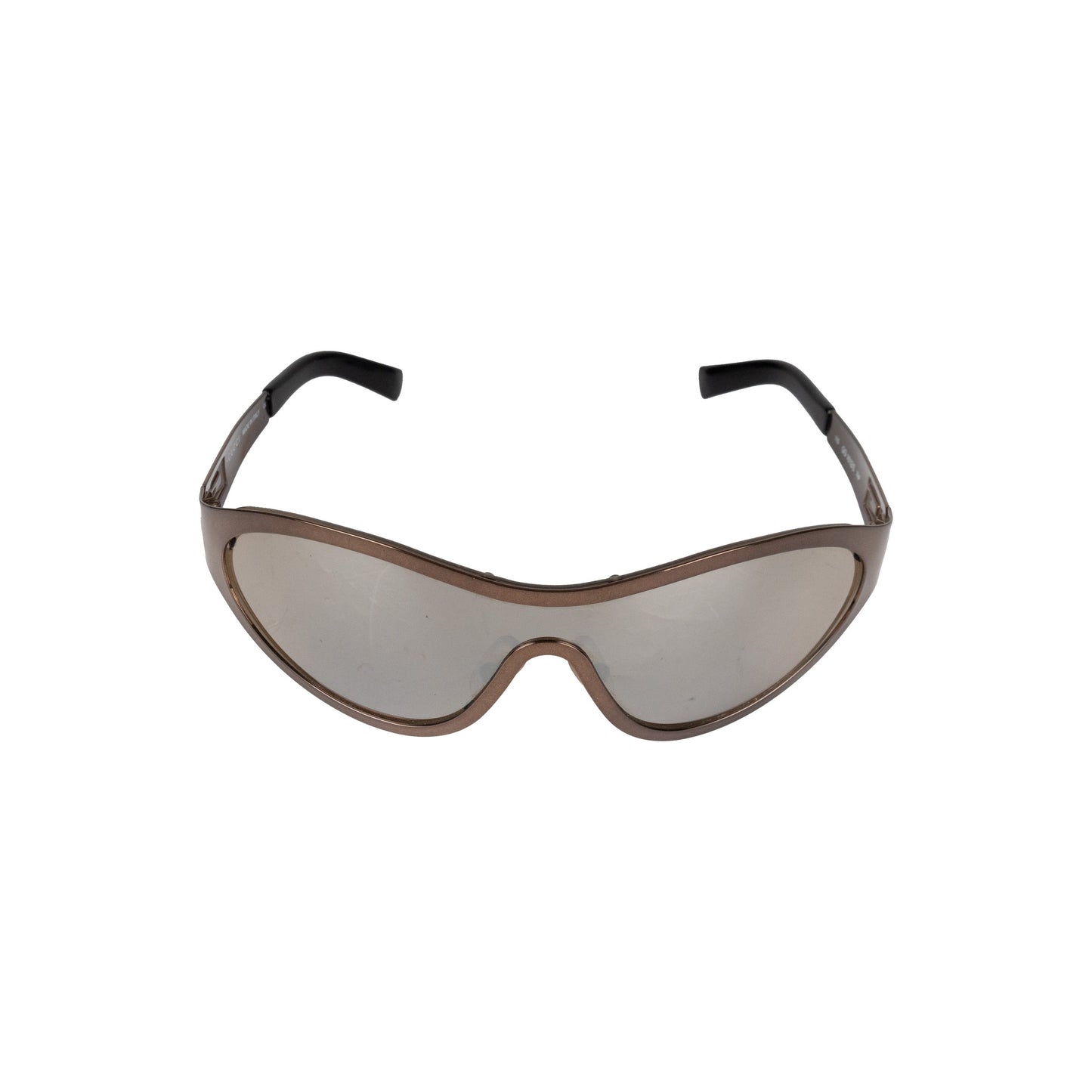 GLM-- Metallic Shield Sunglasses - '90s