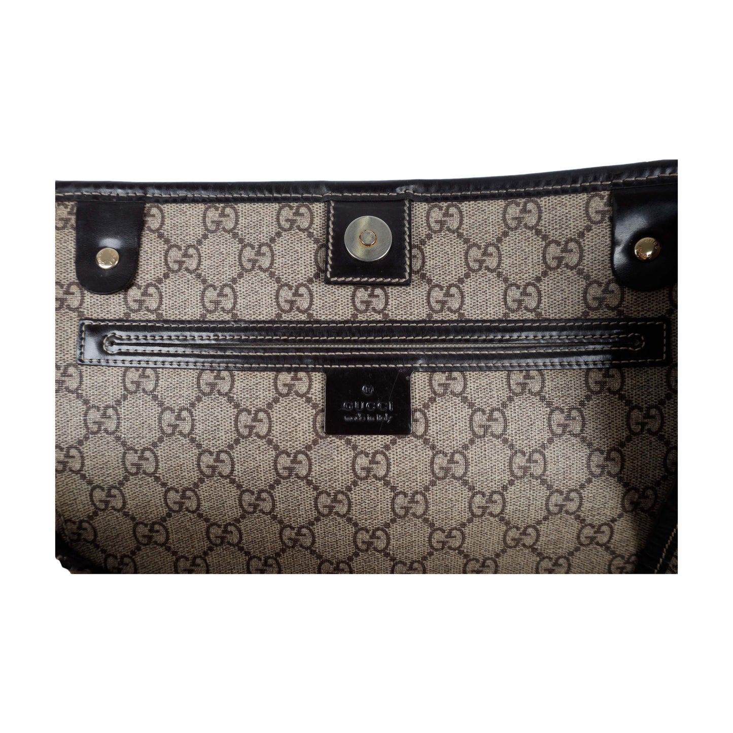 GLM-- Monogram Canvas Tattoo Heart Tote Bag - '10s