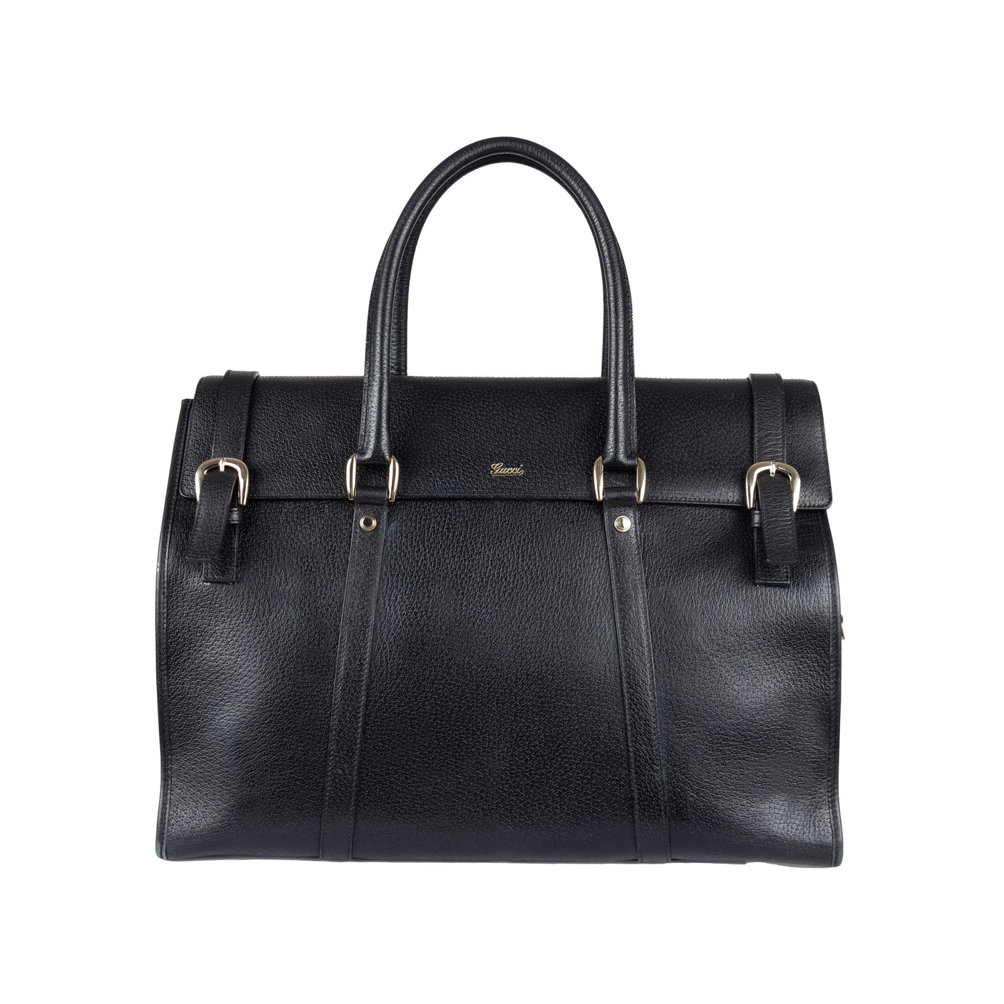 GLM-- Leather Satchel Bag - '00s