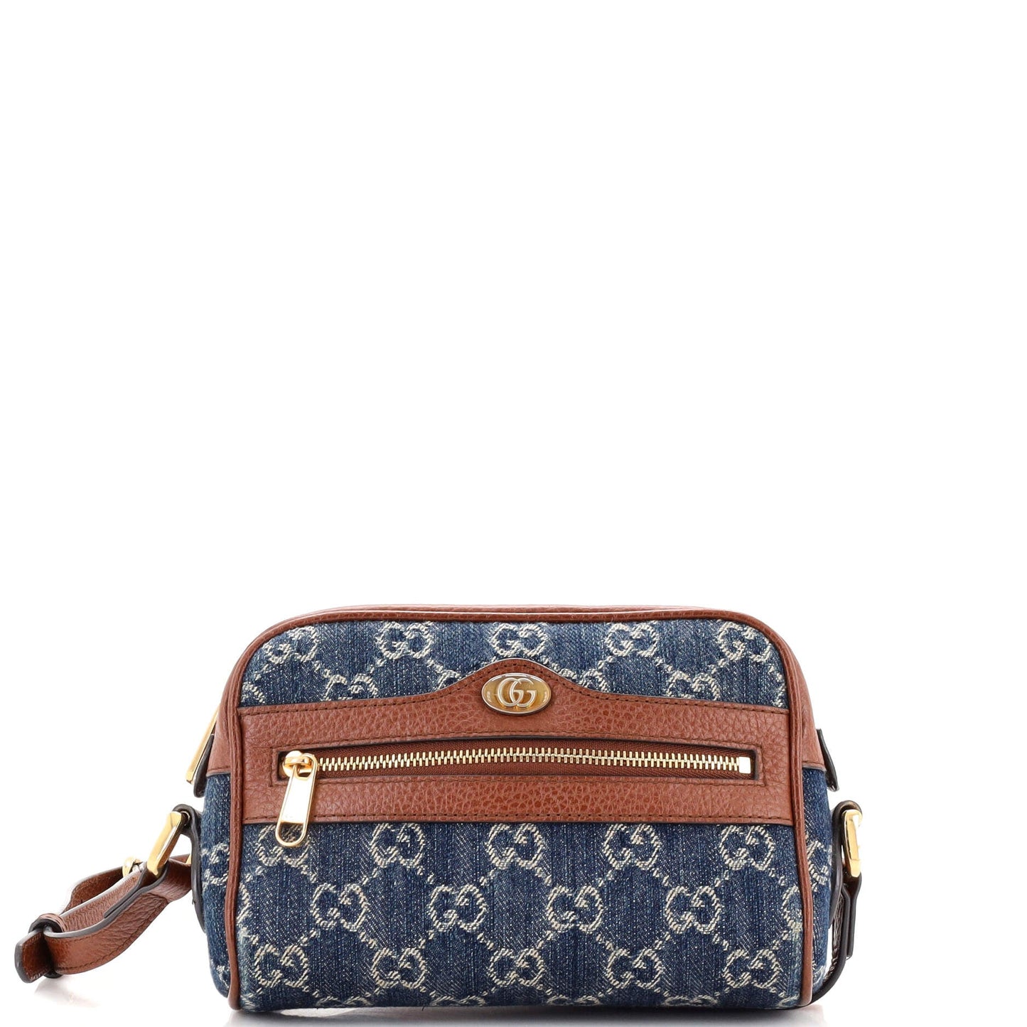 Ophidia Shoulder Bag GG Denim Mini