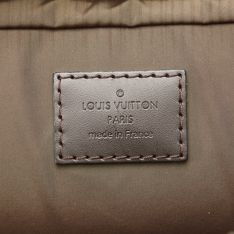 Louis Vuitton Jeanne Jacks Business Bag M93082 Noir Black Canvas Leather Men Louis Vuitton