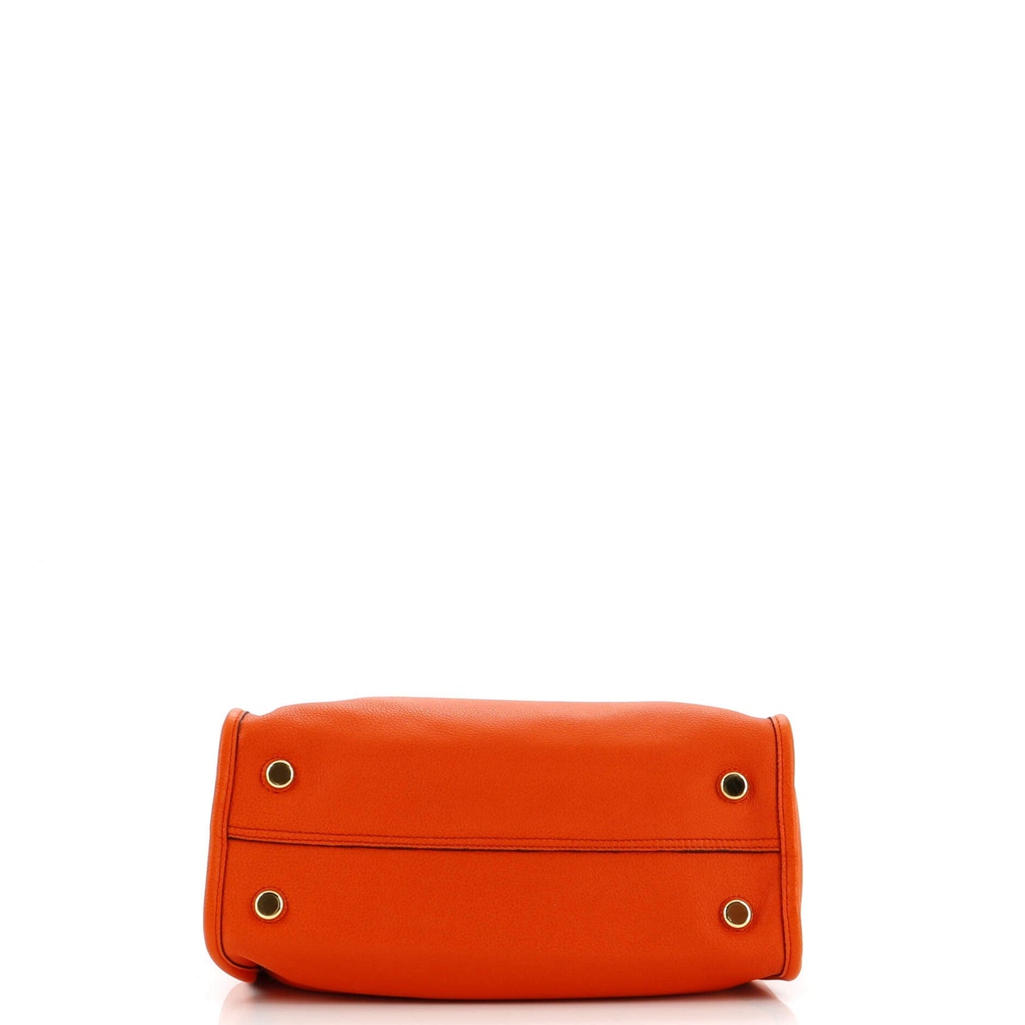 Logo Tote Embossed Leather Small