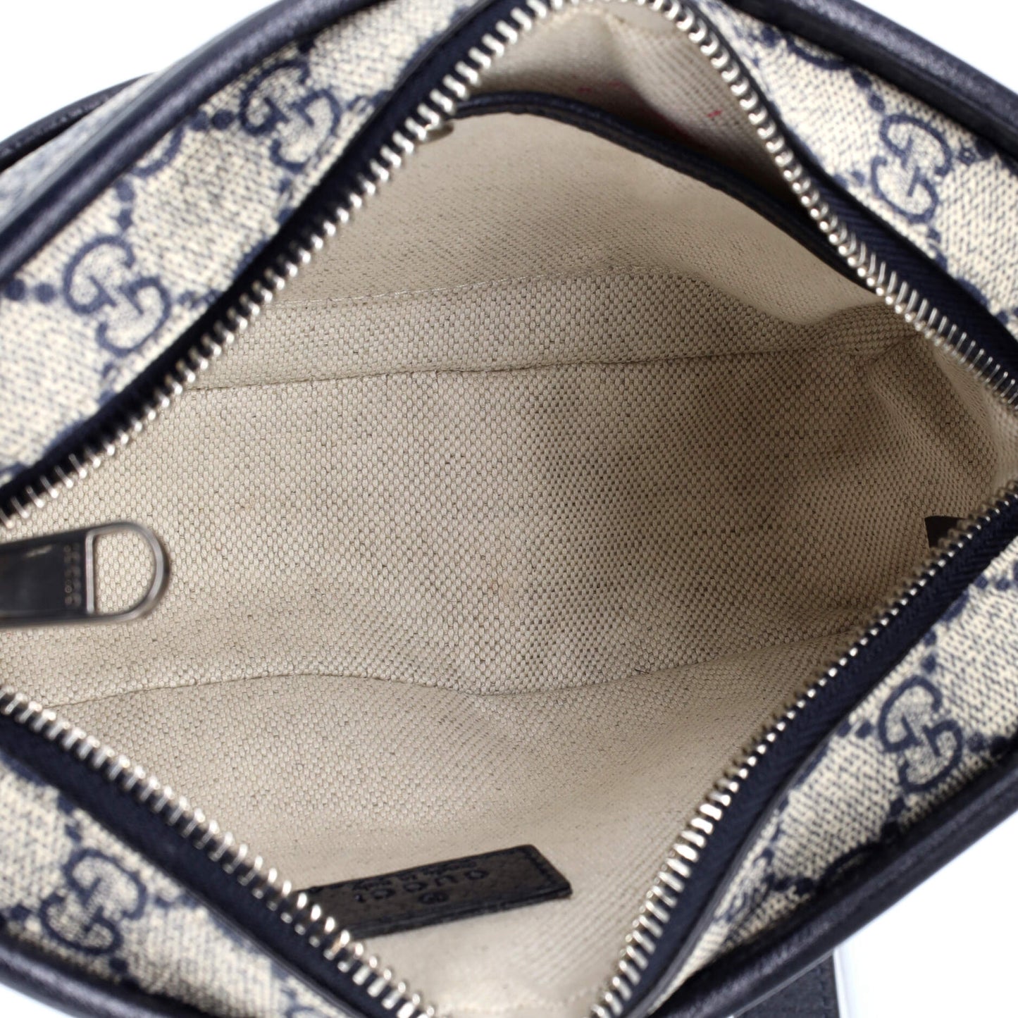 Interlocking G Patch Camera Bag GG Coated Canvas Mini