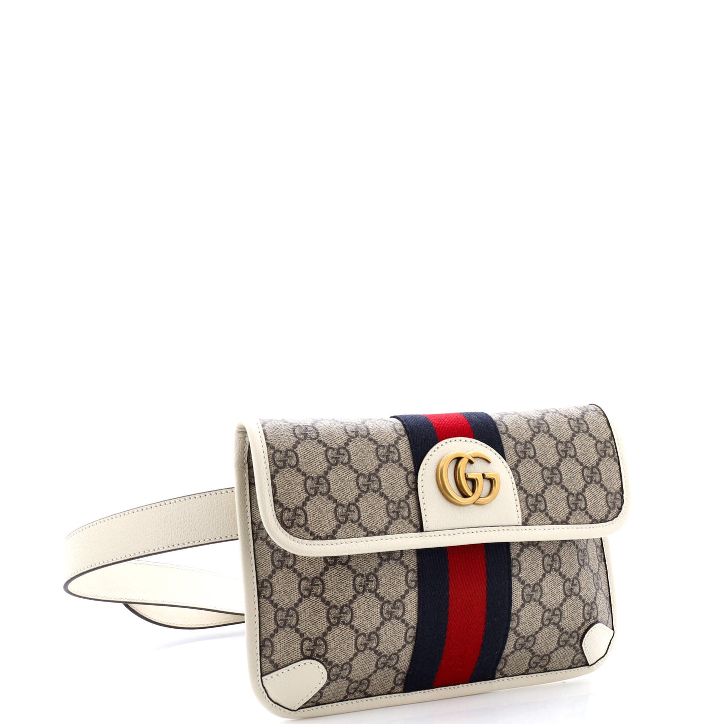 Ophidia Flap Belt Bag GG Coated Canvas