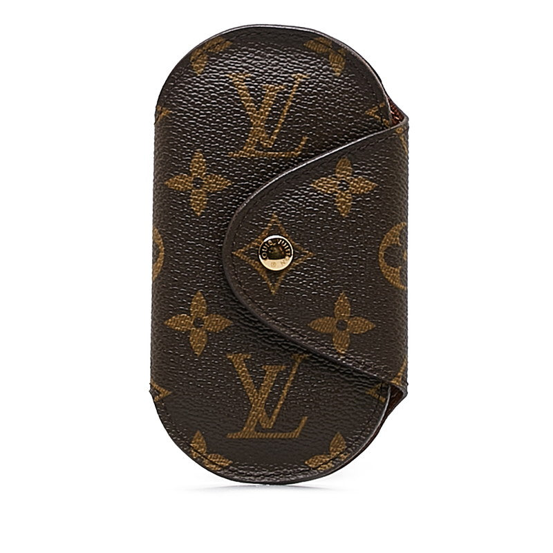 Louis Vuitton Monogram Multicell Rong GM 6 Series Keycase M60116 Brown PVC Leather Lady Louis Vuitton