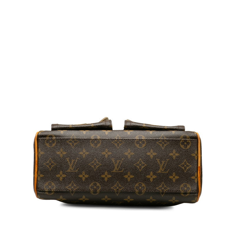 Louis Vuitton Monogram M40026 Handbag PVC/Leather Brown