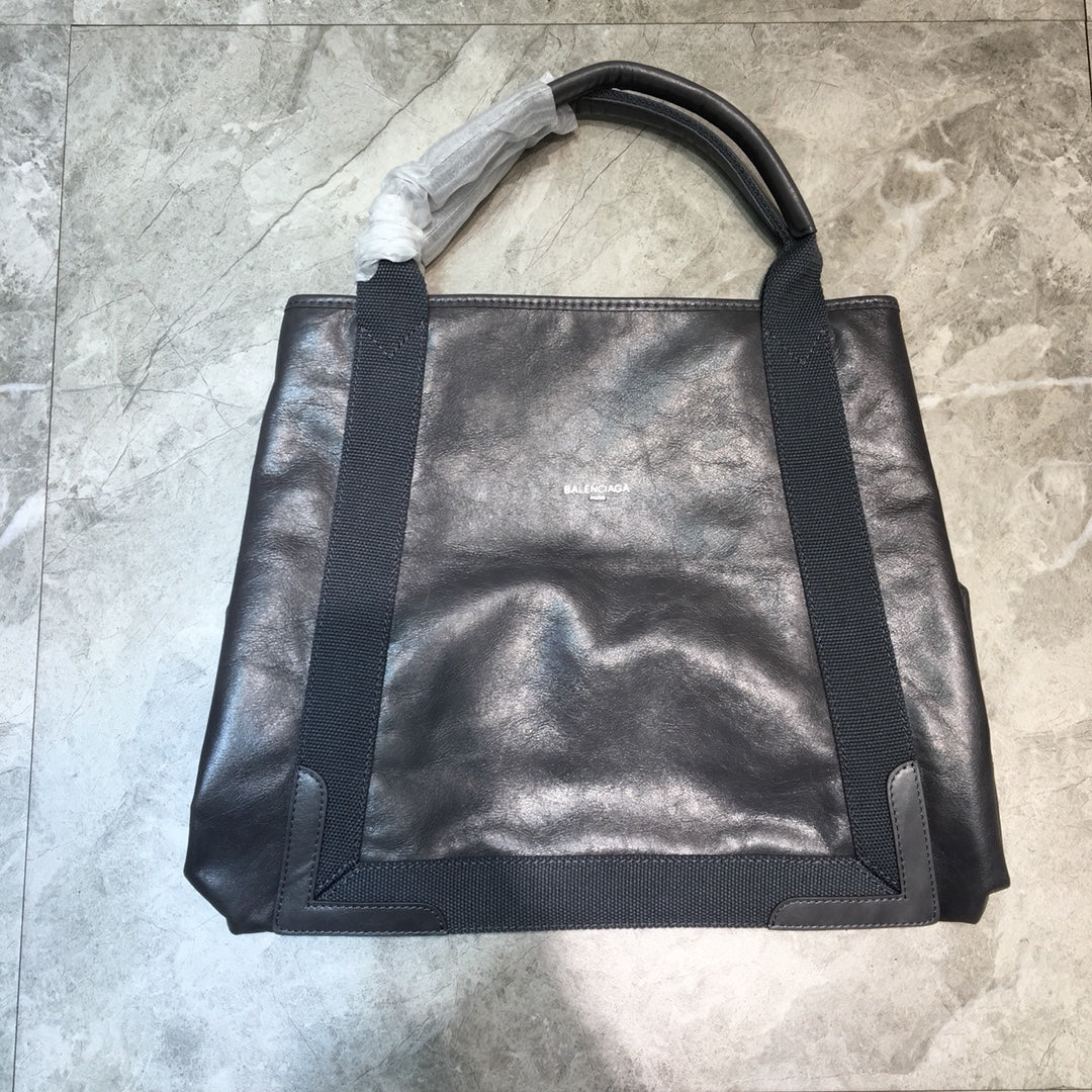 Balen Navy MeGLAMIum Cabas Tote Bag In Gray, For Women,  Bags 14.1in/36cm