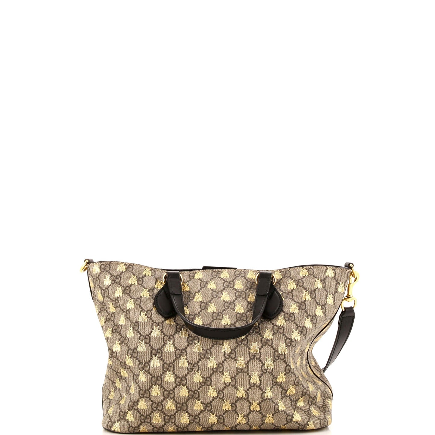 Convertible Soft Tote Printed GG Coated Canvas Small