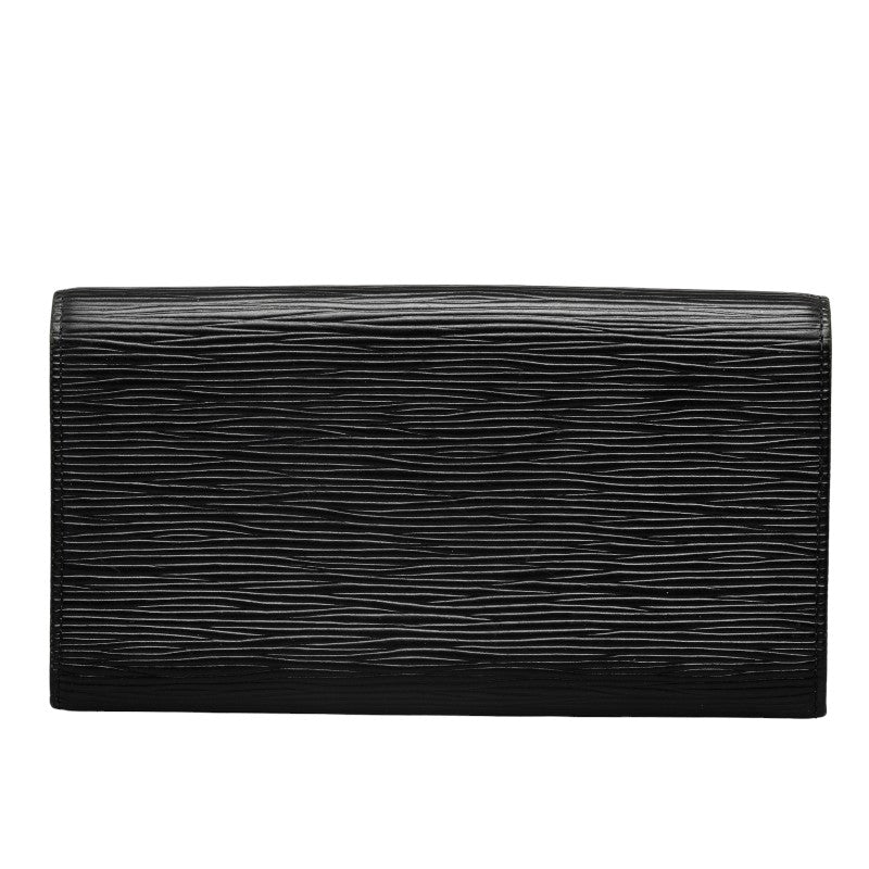 Louis Vuitton M63592 Long Wallet Epi Leather Noir Black