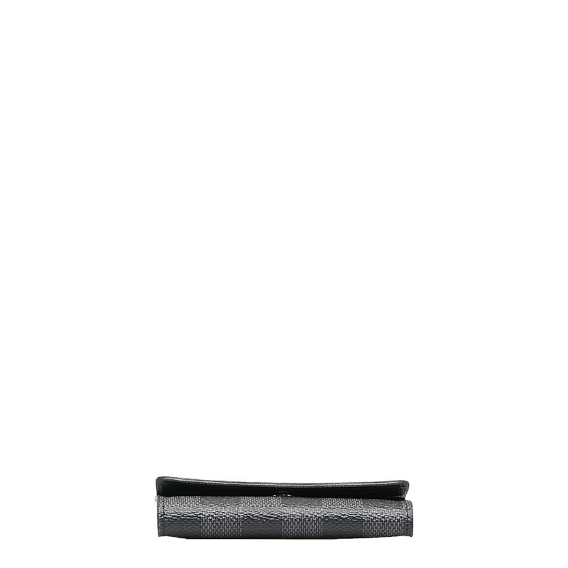 Louis Vuitton Graphite Multicle 6 Keycase N62662 Black PVC Leather  Louis Vuitton